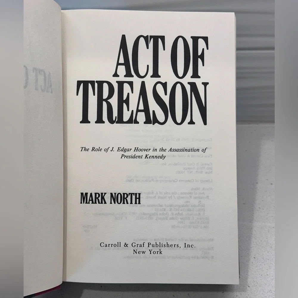 Carroll & Graf Publishers act treason